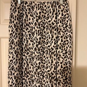 Leopard Print Women's Skirt
